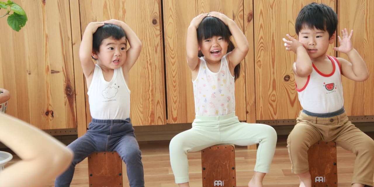 OLive保育園では毎朝日本語の勉強をしています